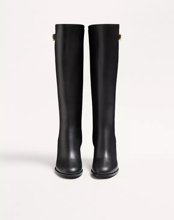 Valentino Vlogo Signature Calfskin Boot 70Mm - Image 5